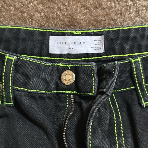 Vintage TOPSHOP Mom Jeans Size 30 - Picture 3 of 8